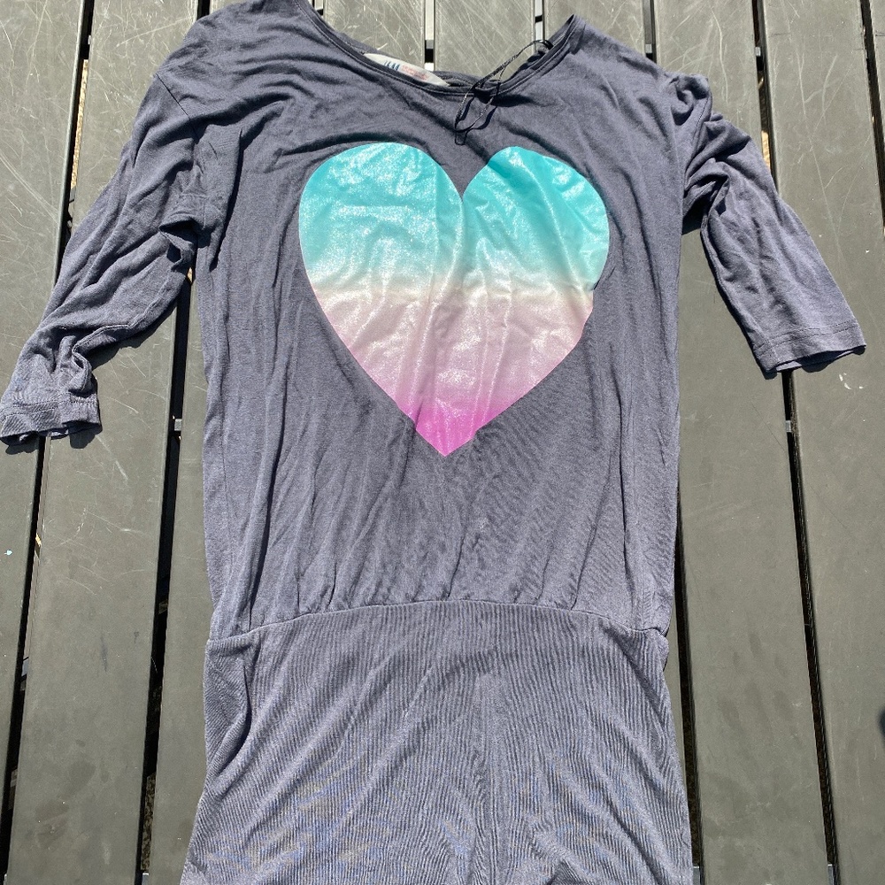 Grey pastel ombré shirt